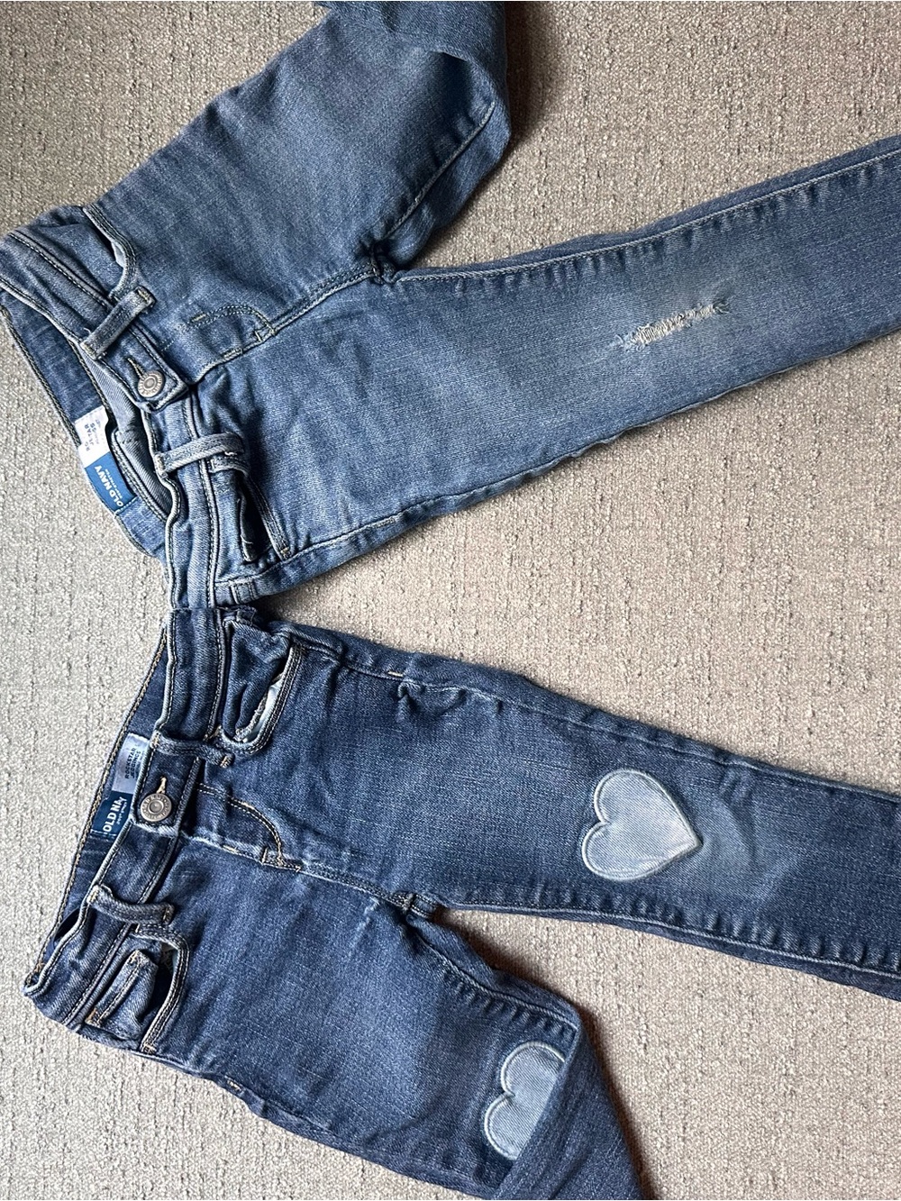 Bundle of 2 of Old Navy Rockstar girls jeans.